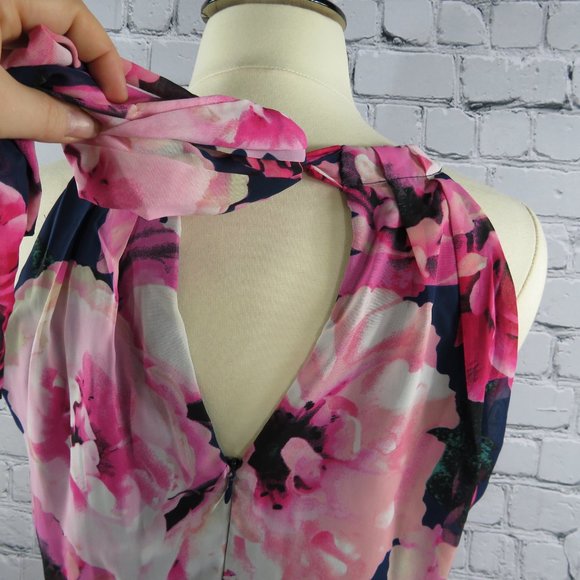 NWT - Women's Plus Floral Spring/Summer Maxi Dress - Picture 6 of 8